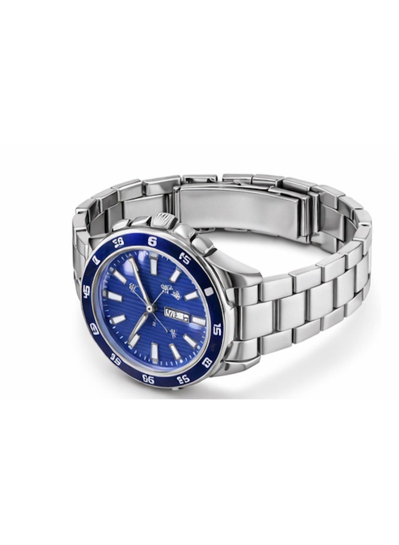 U.S. Polo Assn. Men's Quartz Alloy Metal Blue Dial Watch USC80525 - Image 5